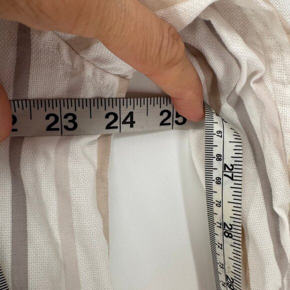 Perry Ellis Dress Striped Shirt Large - Picture 5 of 6